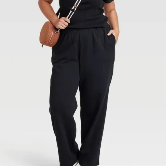 ❄️3/$15 NWT Universal Thread Black Elastic Waist Pants - Picture 6 of 8